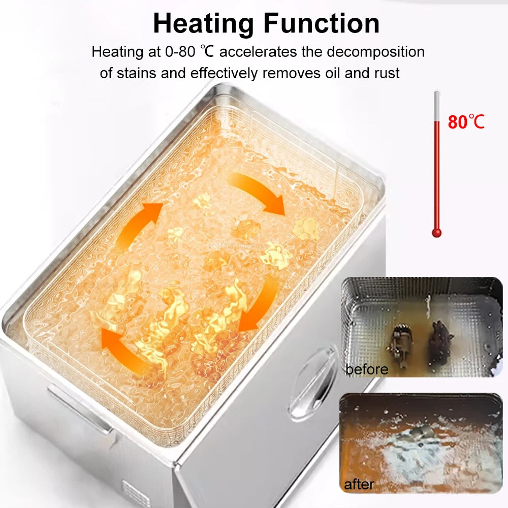 Ultrasonic Cleaner 2L 3L 6L 10L Ultrasound Bath for Glasses Jewelry Lens Board Cleaner Ultrasonic Washing Machine Dishwasher