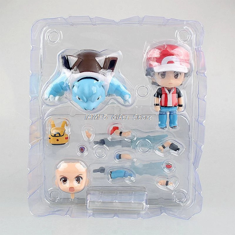 Pokemon PVC Action Figures Poke Ash Ketchum Trainers 425# Bulbasaur Squirtle Charmande pokemon Toys Cute Brinquedos Christmas