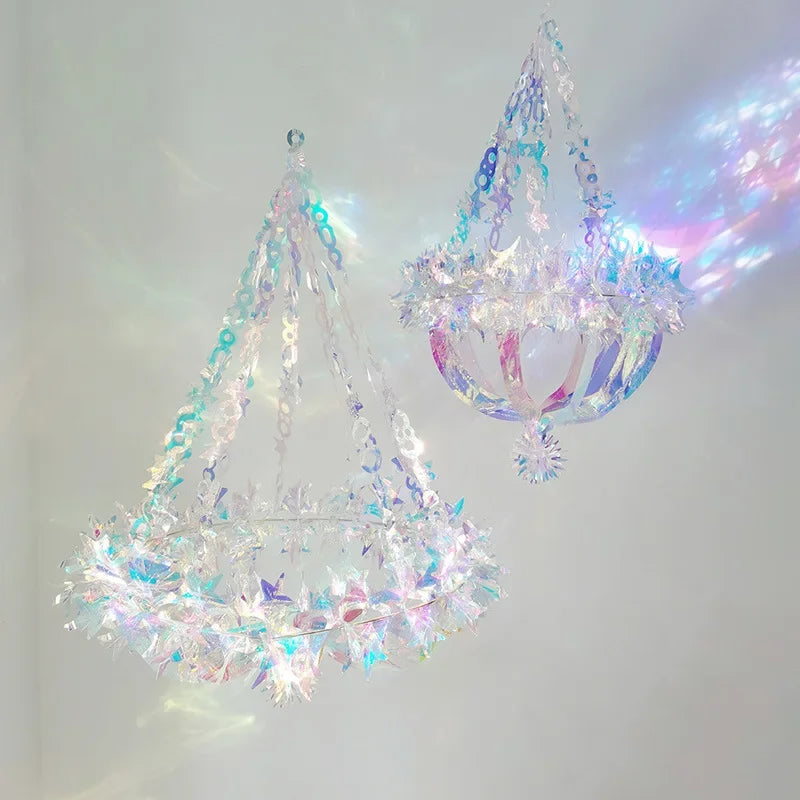 Christmas Decorations Home Decoration Multi-color chandelier Ornaments Neon Film Pendants Holiday Parties Weddings