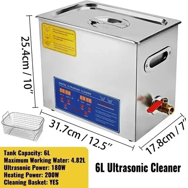 1.3L 2L 3L 6L 10L 15L 22L 30L Ultrasonic Cleaner Lave-Dishes Portable Washing Machine Diswasher Ultrasound Home Appliances