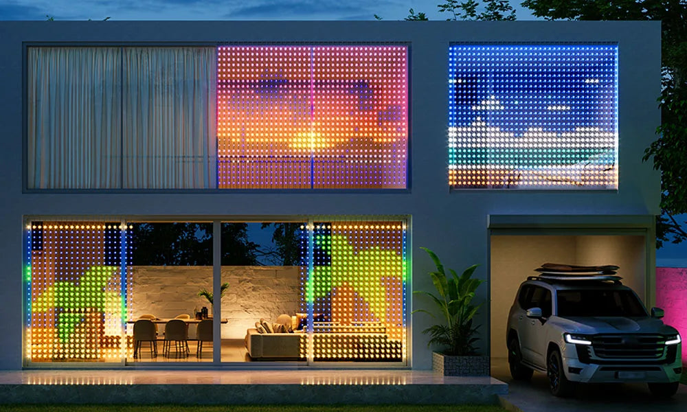 400LED Smart Curtain Lights 2*2M RGBIC Window Fairy Light APP Control Remote Music Mode for Home Halloween Christmas Decor