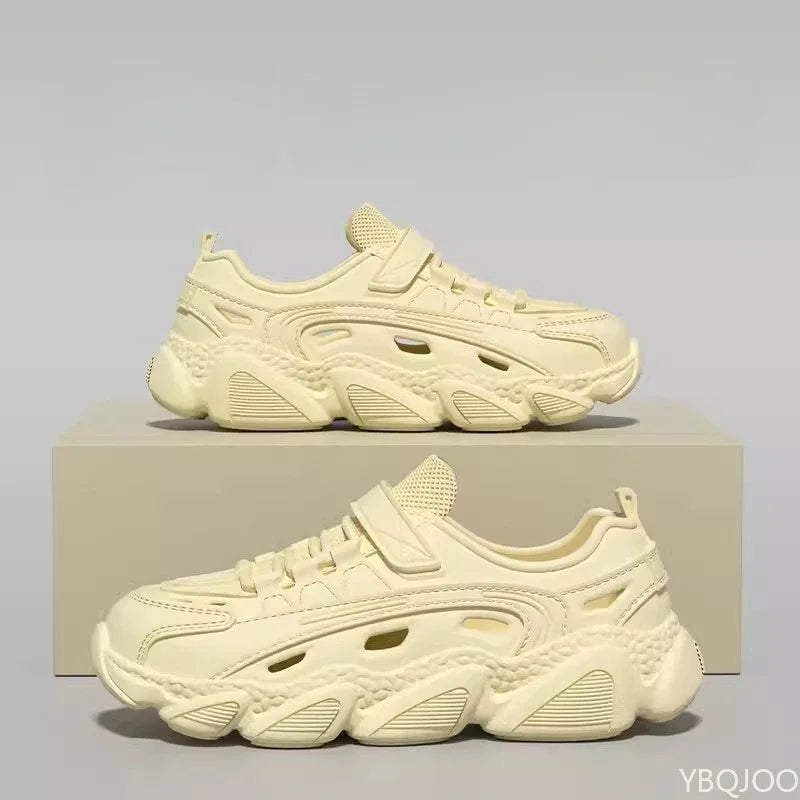 New Men Trendy Sandals Thick soled Non Slip shoes Wear-resistant Fashion One-piece Molded Couple Style Shoes 2025 Homme Zapatos