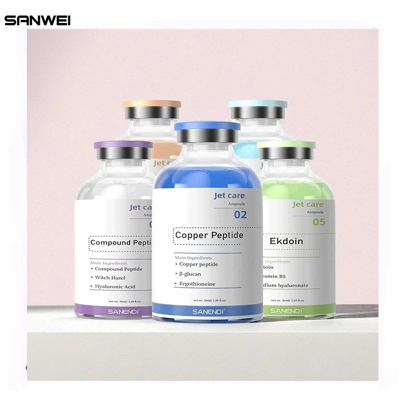 Hyaluronic Acid Oxygen Serum Ampoule Skin anti-aging spray Salmon DNA copper peptide GHK-Cu