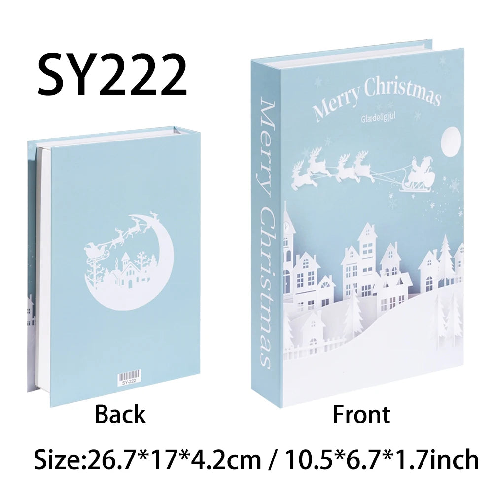 Christmas Series Fake Books Decoration Living Room Aesthetics Prop Books Decorations Interior Coffee Table Ornaments Additional