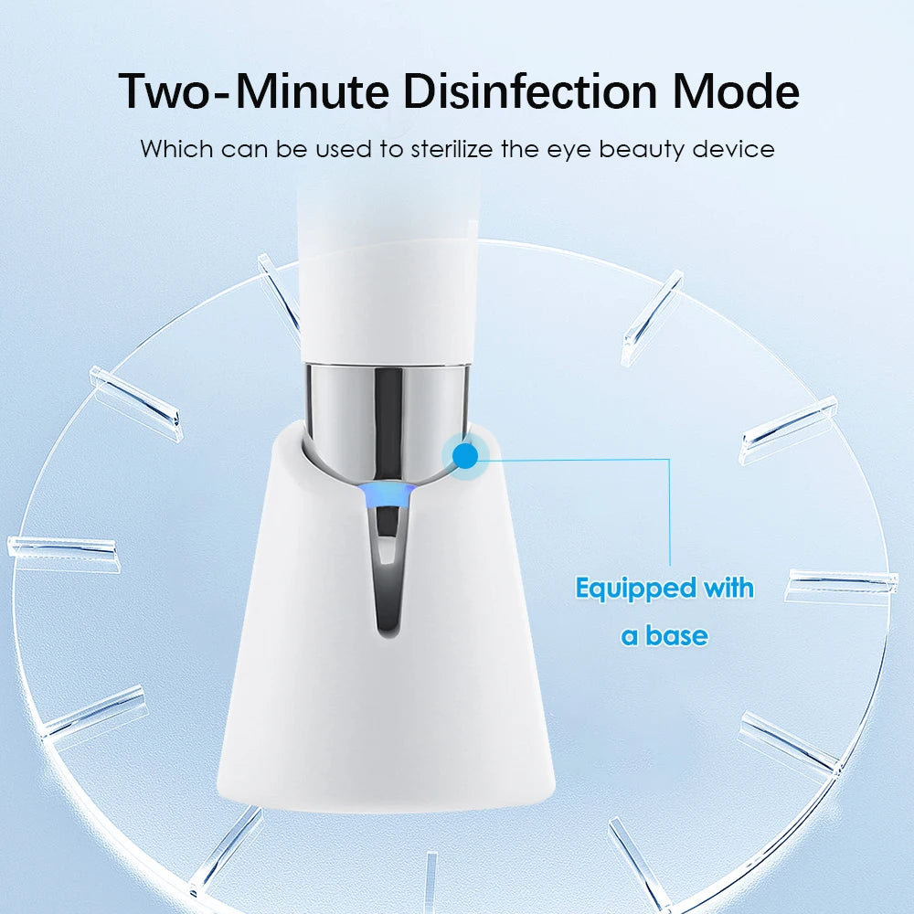 Electric Facial Massager Micro Vibration Eye Beauty Instrument For Relax Eye Dark Circles Eye Bags Puffiness Eye Massage