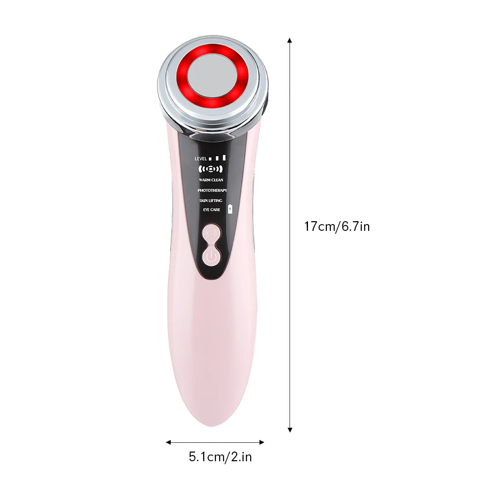 EMS Micro Current Lifting Device Vibration LED Face Skin Rejuvenation Wrinkle Remover Anti-Aging Facial Beauty Device