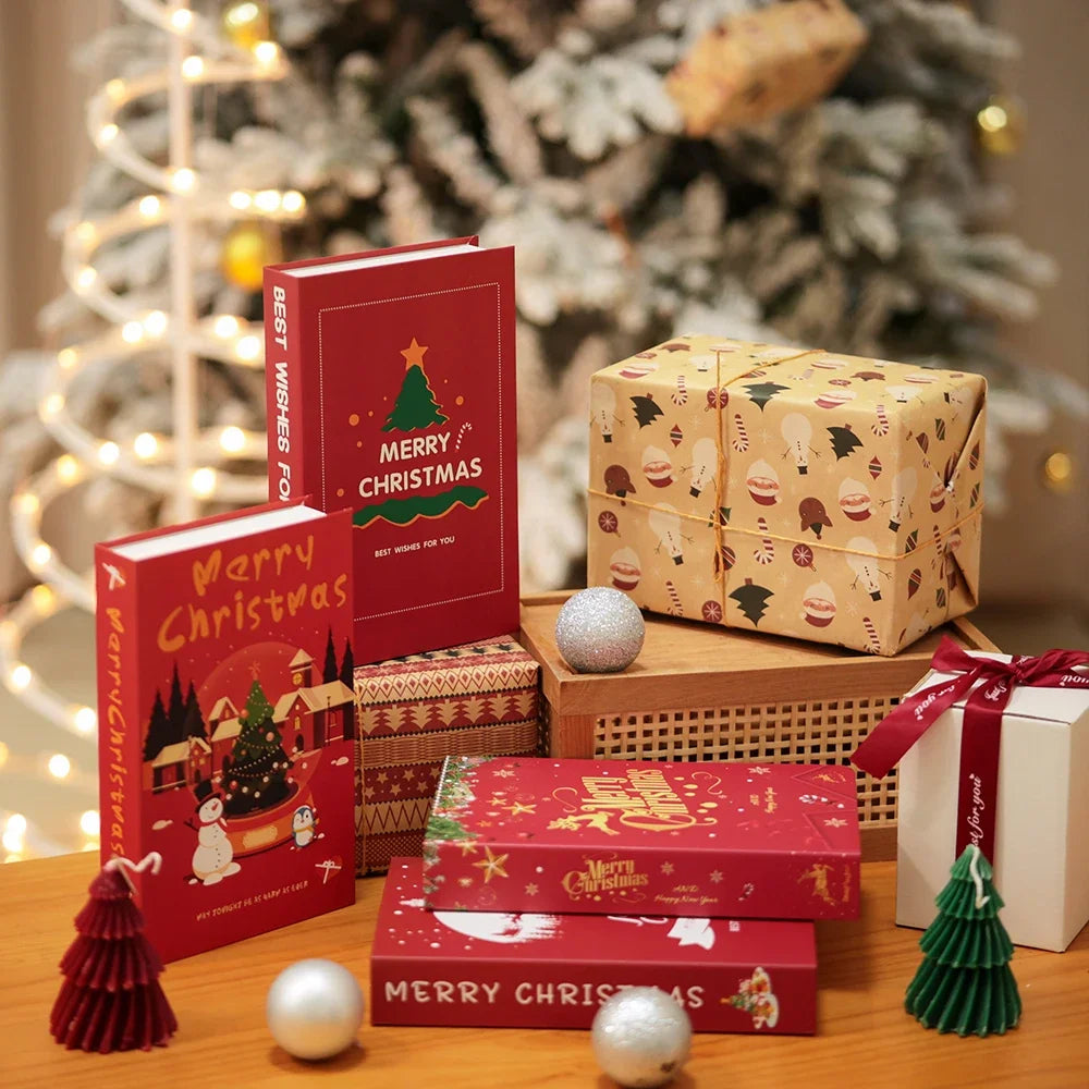 Christmas Series Fake Books Decoration Living Room Aesthetics Prop Books Decorations Interior Coffee Table Ornaments Additional
