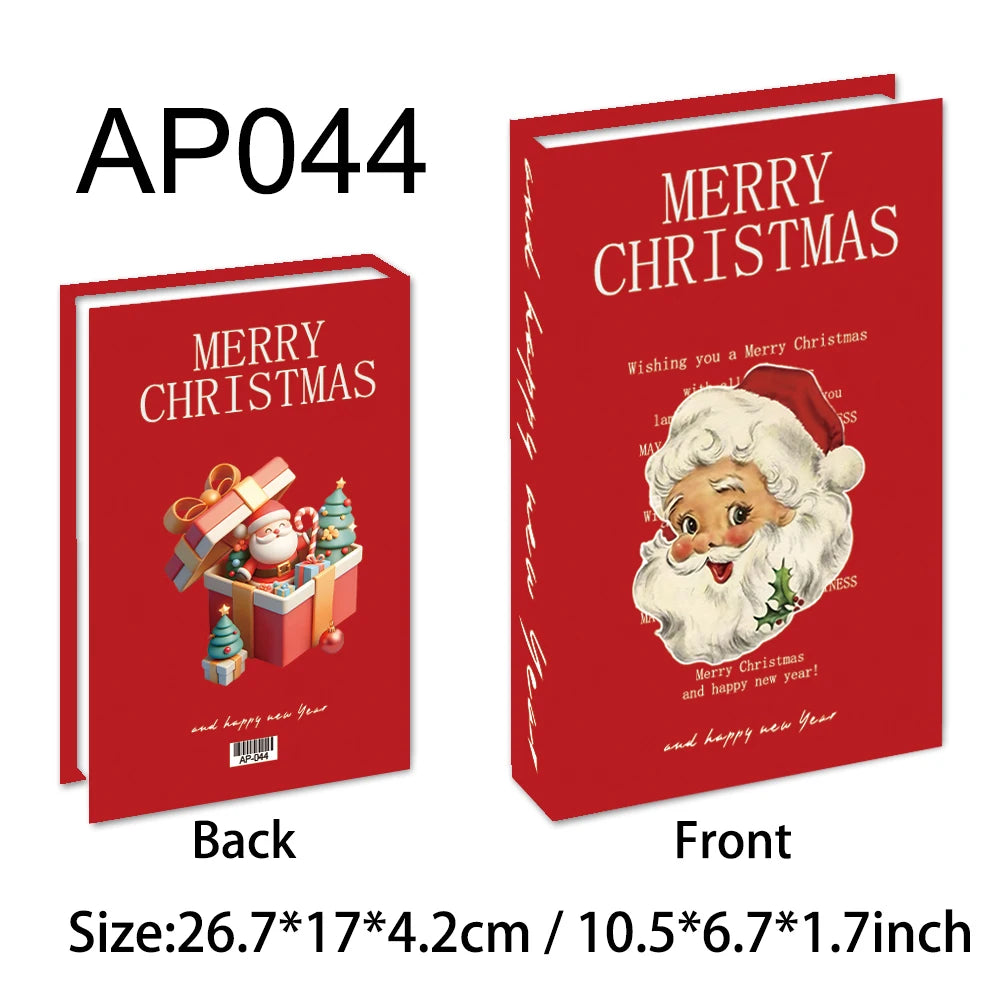 Christmas Series Fake Books Decoration Living Room Aesthetics Prop Books Decorations Interior Coffee Table Ornaments Additional