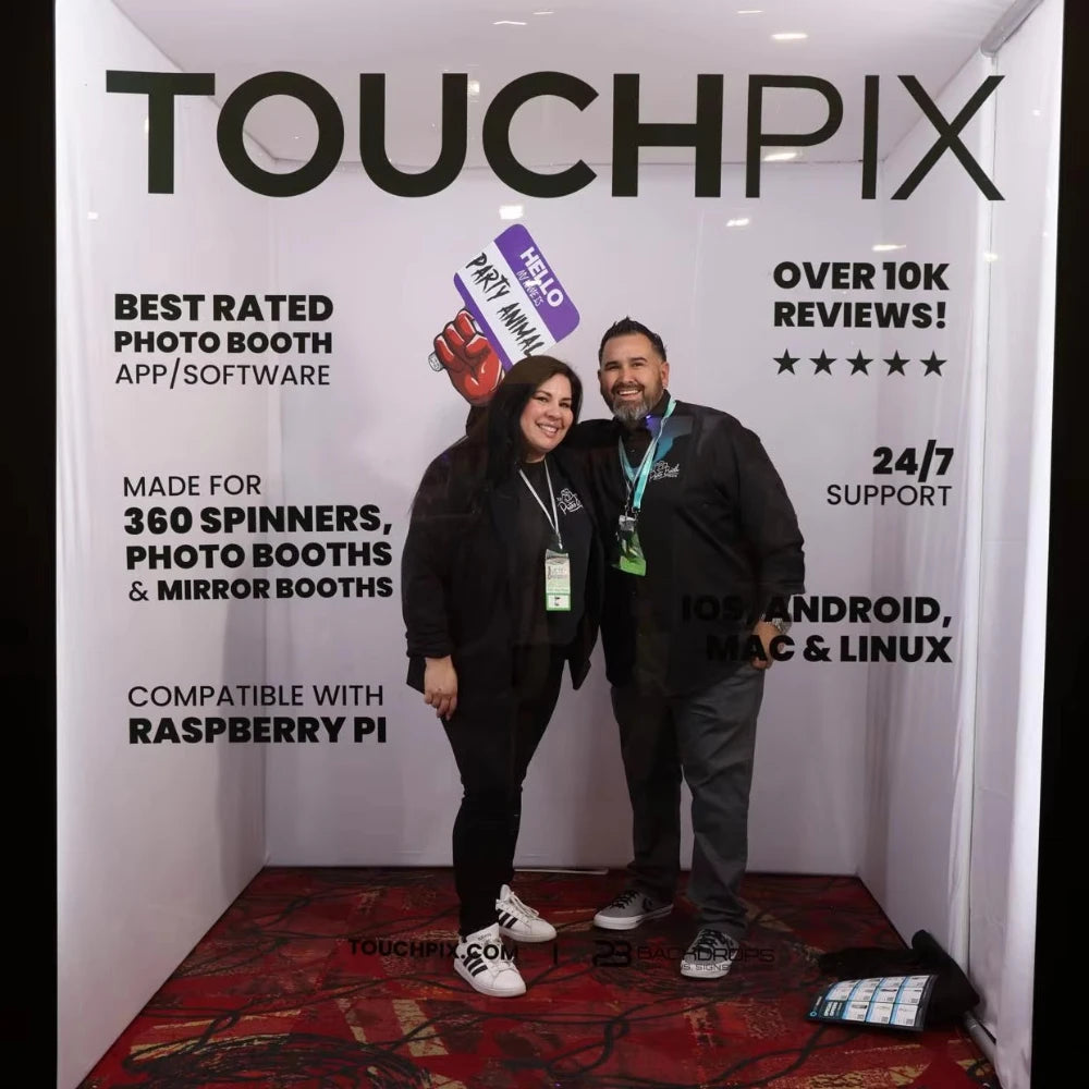 Weddings Photography Background decoration Props PVC magazine photo booth backdrop party event  led photo booth with led