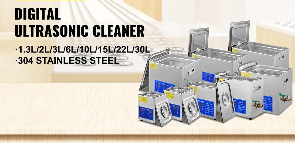 1.3L 2L 3L 6L 10L 15L 22L 30L Ultrasonic Cleaner Lave-Dishes Portable Washing Machine Diswasher Ultrasound Home Appliances