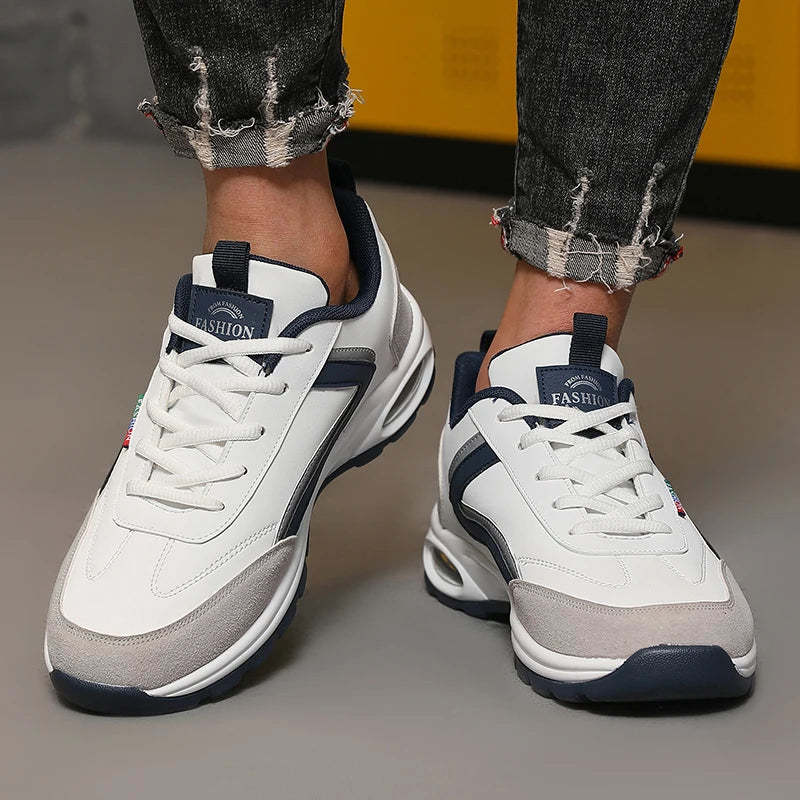 Men's High End Trendy Shoes Fashionable Comfortable Design Luxury Brand Thick Soled Shoes Comfortable Breathable Casual Sneakers