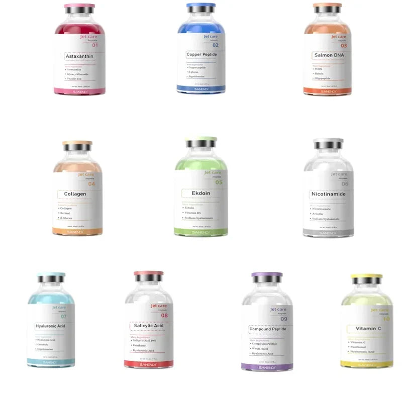 ✨ Kit d’Ampoules Professionnelles SANWEI — Soin Intense et Haute Pénétration pour une Peau Parfaite ✨