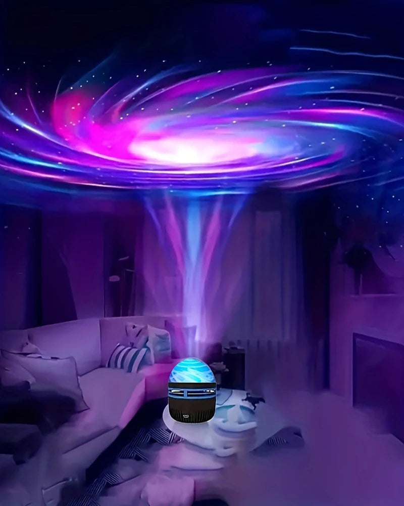 1pc Star Spiral Night Light,Starry Sky Atmosphere Light, USB-Powered, Multi-Color,Remote Control, for Gift,Bedroom,Party Decor