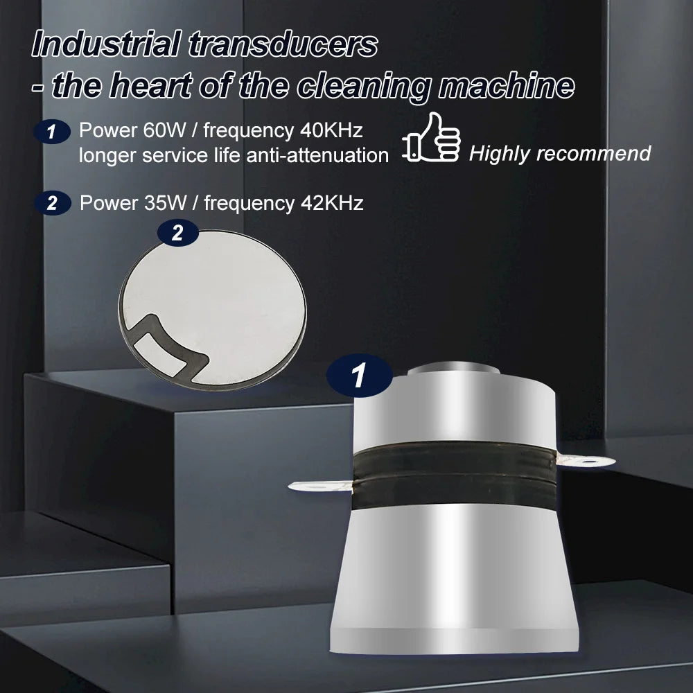 35w 60w Portable Ultrasonic Cleaner for Jewelry Dental Small Metal Parts Tool 800ml 900ml 220v Ultrasonic Bath Washing Machine