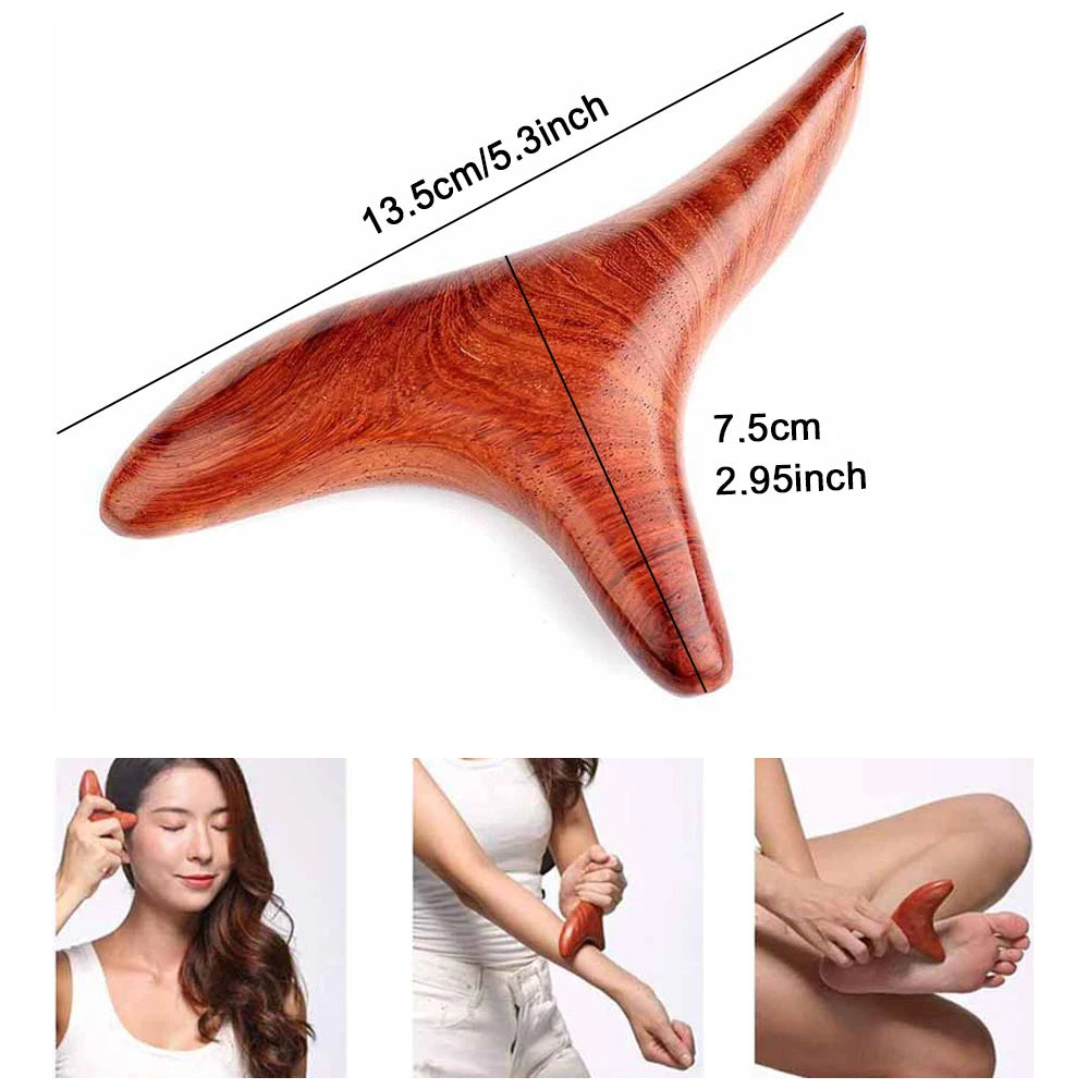 Professionals Foot Hand Massage Wooden Stick Reflexology Acupuncture Massager for Anti-Cellulite,Lymphatic Drainage,Muscle Relax