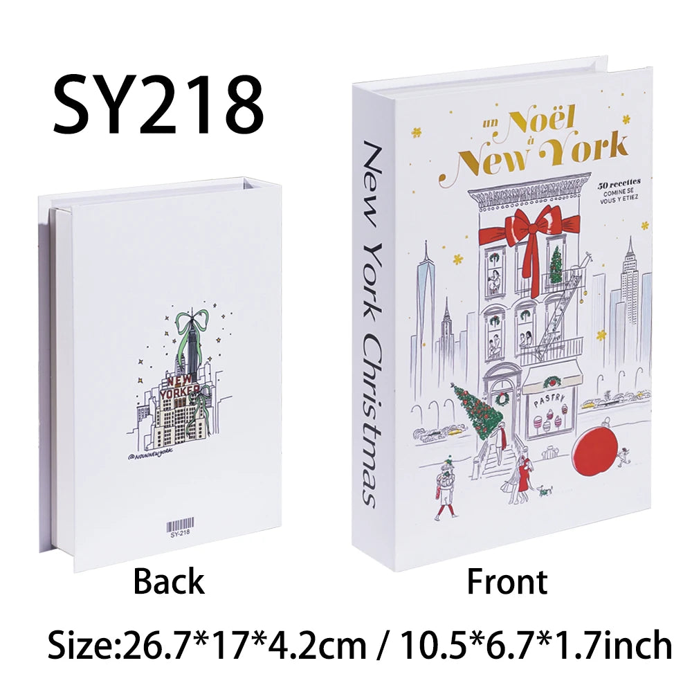 Christmas Series Fake Books Decoration Living Room Aesthetics Prop Books Decorations Interior Coffee Table Ornaments Additional