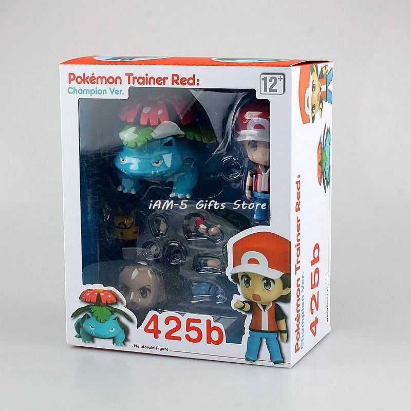 Pokemon PVC Action Figures Poke Ash Ketchum Trainers 425# Bulbasaur Squirtle Charmande pokemon Toys Cute Brinquedos Christmas