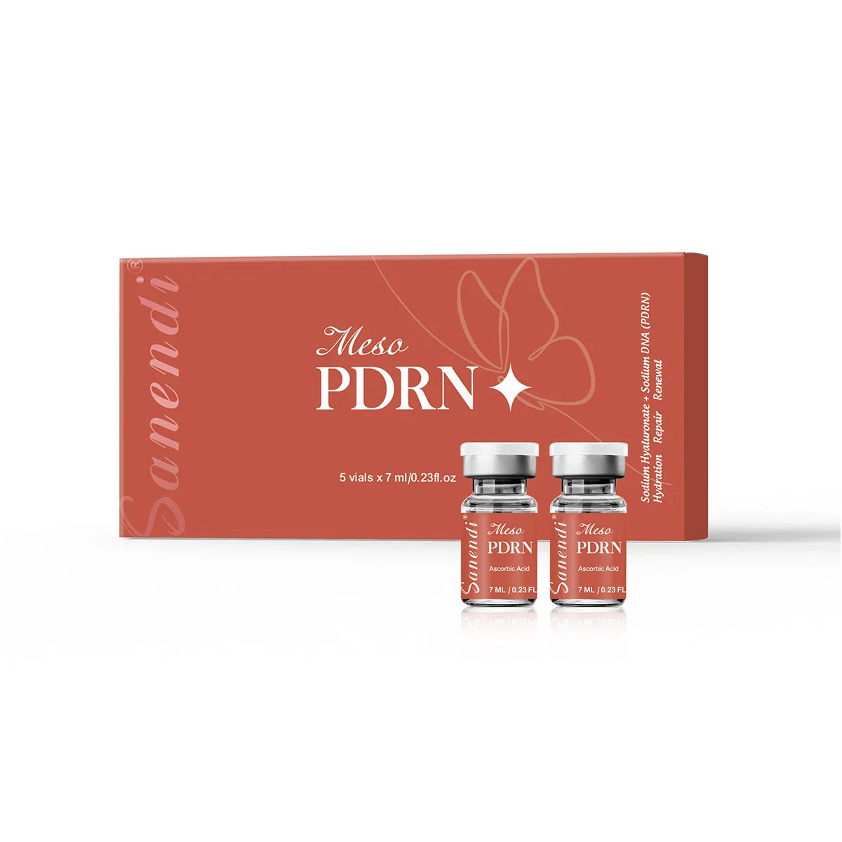✨ Meso PDRN – Soin Hydratant & Revitalisant au Sodium DNA (PDRN) – 5×7 ml