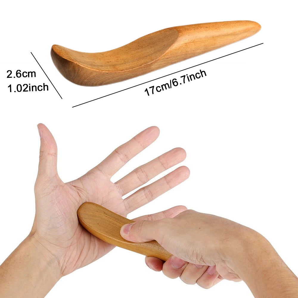 Professionals Foot Hand Massage Wooden Stick Reflexology Acupuncture Massager for Anti-Cellulite,Lymphatic Drainage,Muscle Relax