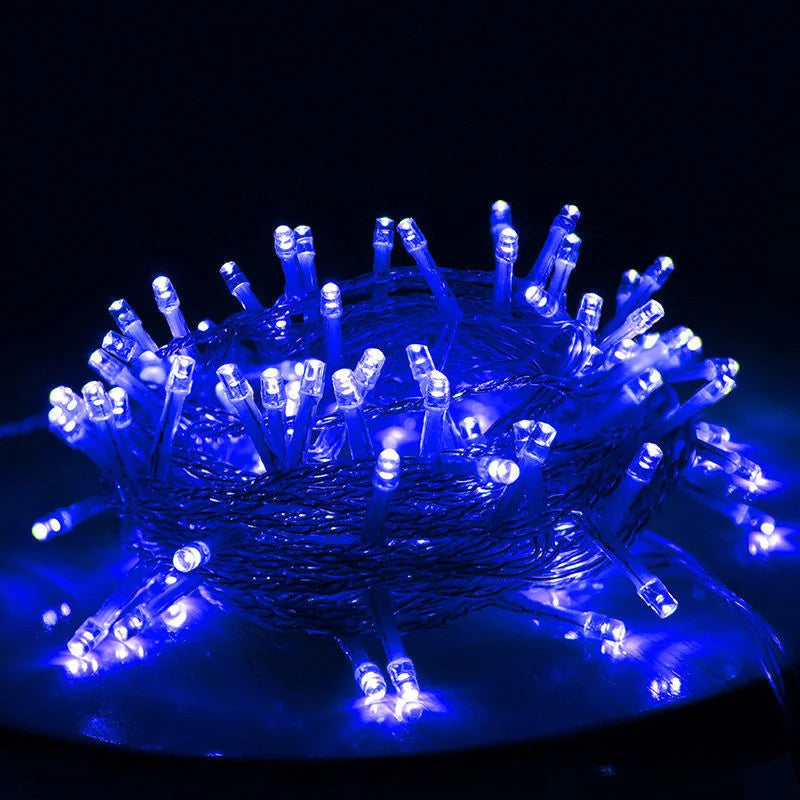 Outdoor LED String Lights Garland Waterproof Fairy Christmas Wedding Party Holiday Gardening Decoration Lights New Dropshipping