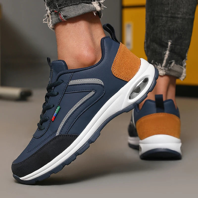 Men's High End Trendy Shoes Fashionable Comfortable Design Luxury Brand Thick Soled Shoes Comfortable Breathable Casual Sneakers