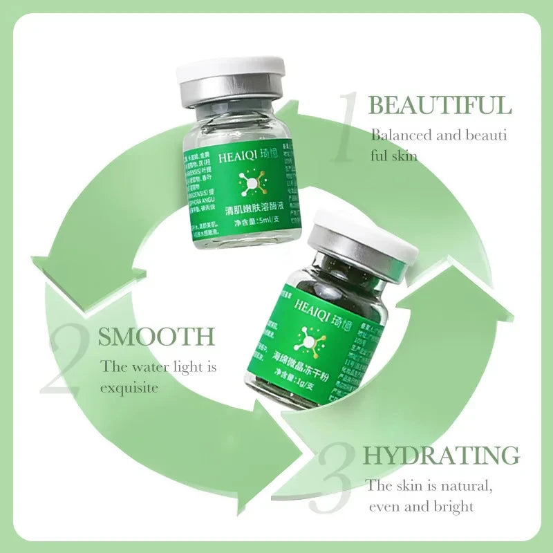 🌿 HEAIQI – Kit Peeling aux Herbes Naturelles | Soin Professionnel de Régénération Cutanée