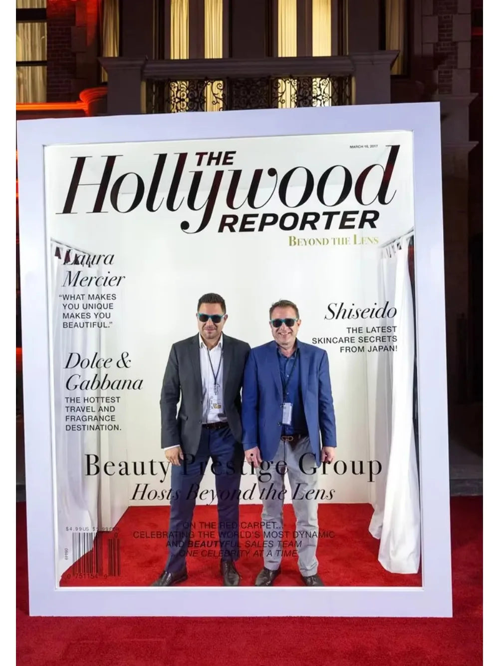 Weddings Photography Background decoration Props PVC magazine photo booth backdrop party event  led photo booth with led