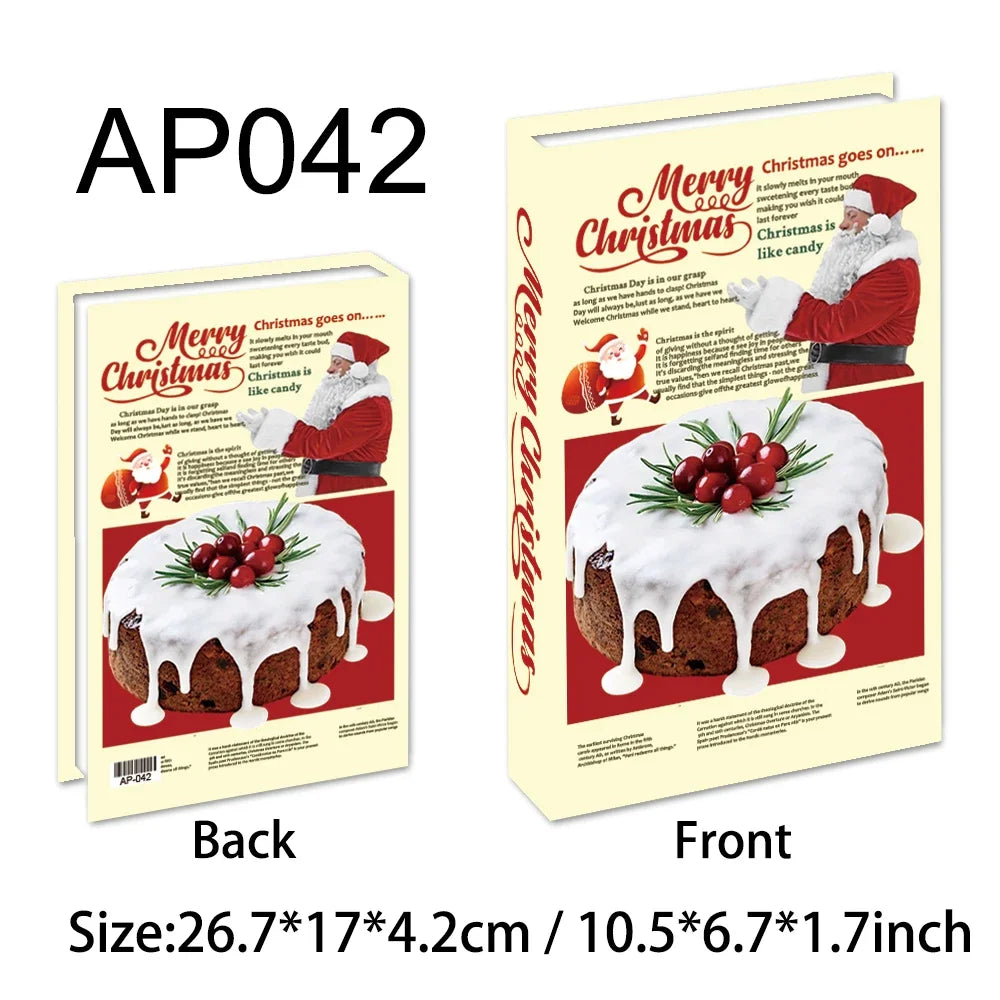 Christmas Series Fake Books Decoration Living Room Aesthetics Prop Books Decorations Interior Coffee Table Ornaments Additional
