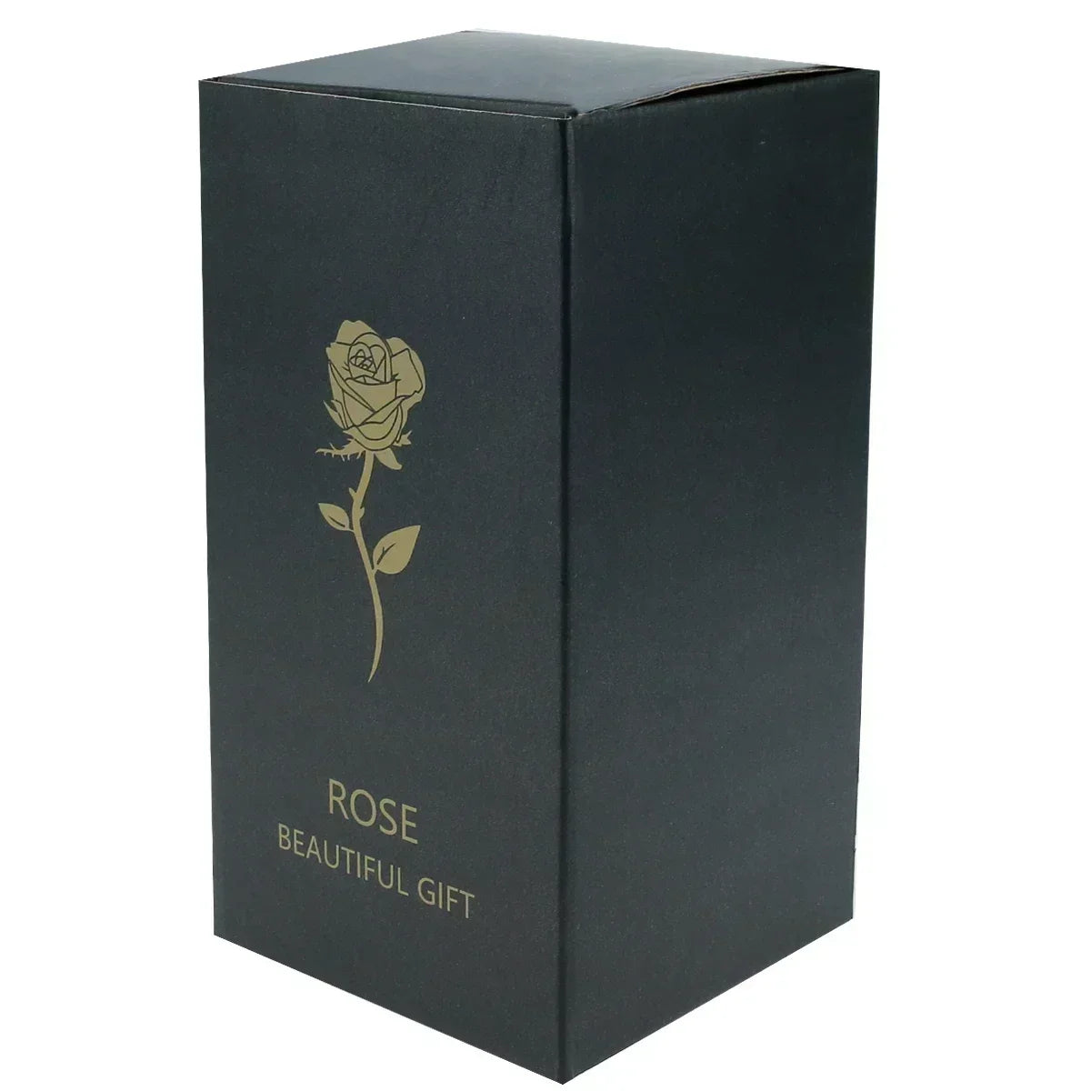 Rose enchantée en verre avec lumières LED, fleur artificielle, cadeau de Noël, la belle et la bête, Saint Valentin