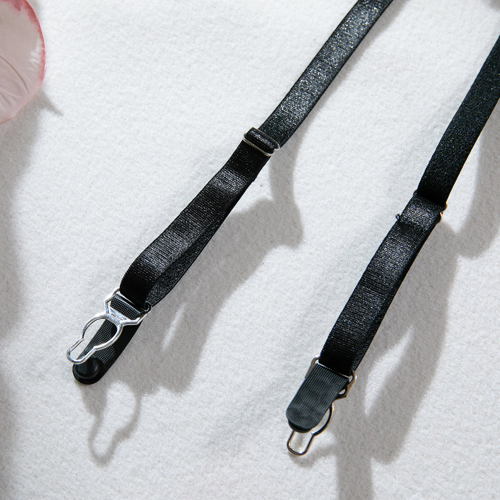 Wholesale Romantic Bra and Panty Set with Lace Garter Show