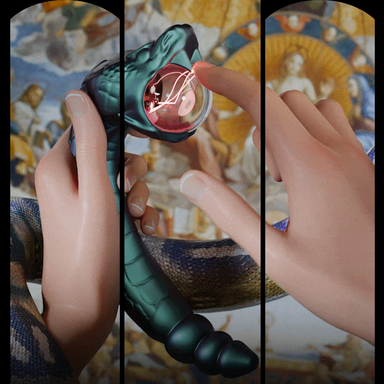 Blush Dark Millenia Temptasia Clit, G-Spot & Anal Vibrator