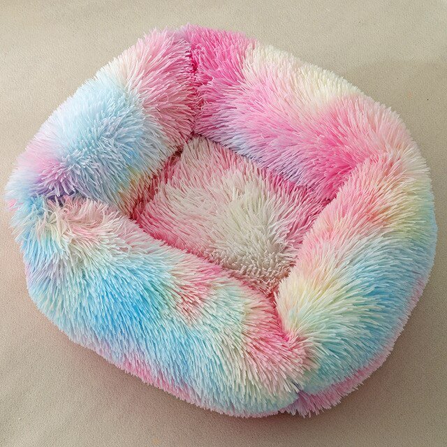 Dog Bed Sofa Long Plush Square Kennel Winter Warm Puppy Mat Cat Nest Soft House Non-slip Basket Cushion for Dogs Pet Supplies