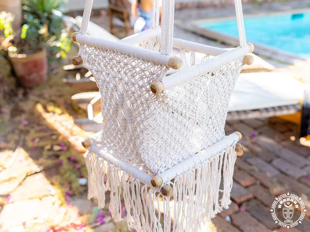hamac bebe macrame ecru 3 1
