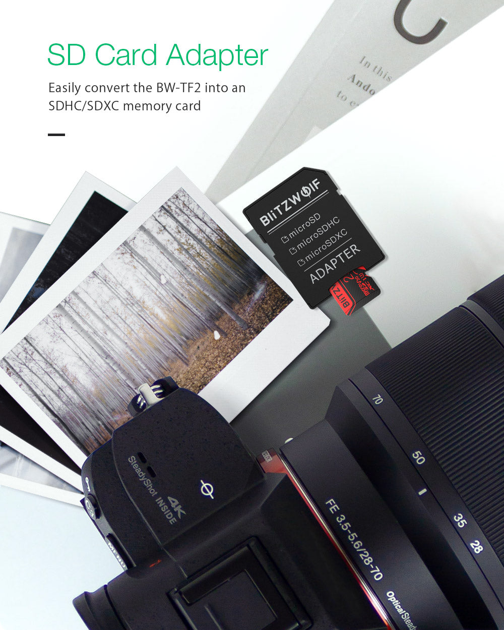 Micro SD Card with Adapter Class 10 U3 Memory Card TF Card 32G 64G 128G 256GB for Camera UAV Recorder Storage