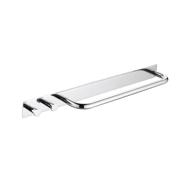 Towel Bar Holder Rack Robe Hook Bright Polishing Strong Viscosity Adhesive Rustproof 304 Stainless Steel Bathroom Accessories