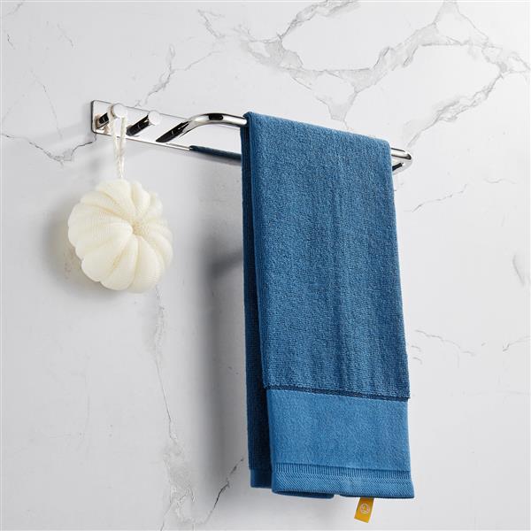 Towel Bar Holder Rack Robe Hook Bright Polishing Strong Viscosity Adhesive Rustproof 304 Stainless Steel Bathroom Accessories
