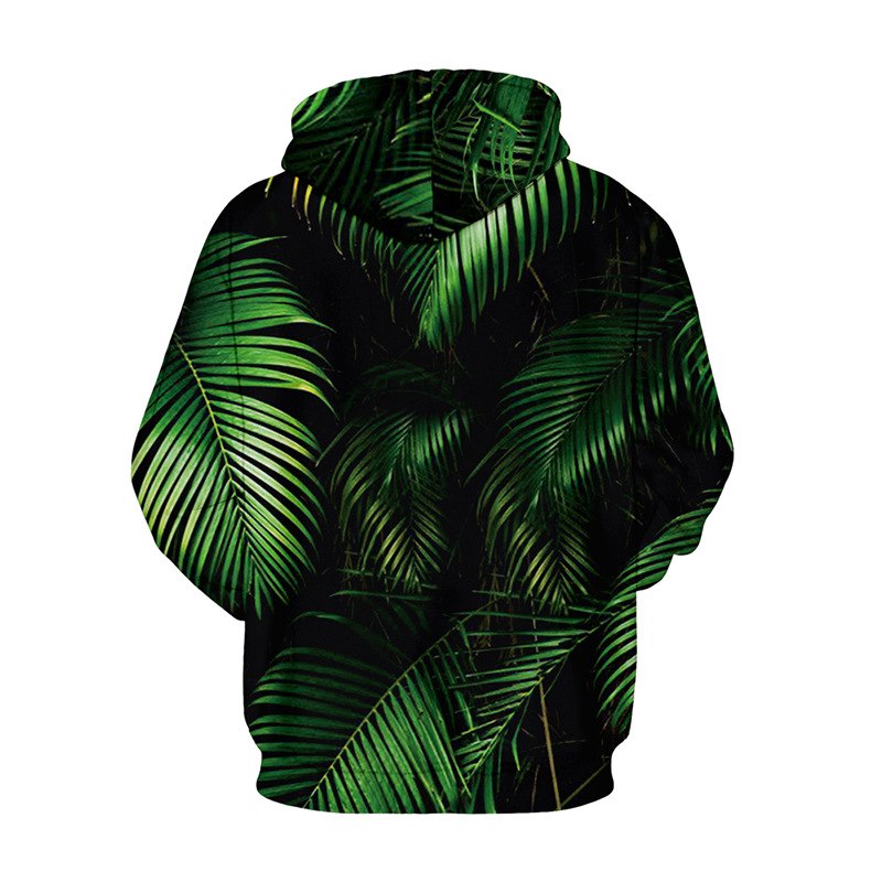 Plus Size Skull 3D Hooded Sweatshirt Long Sleeve